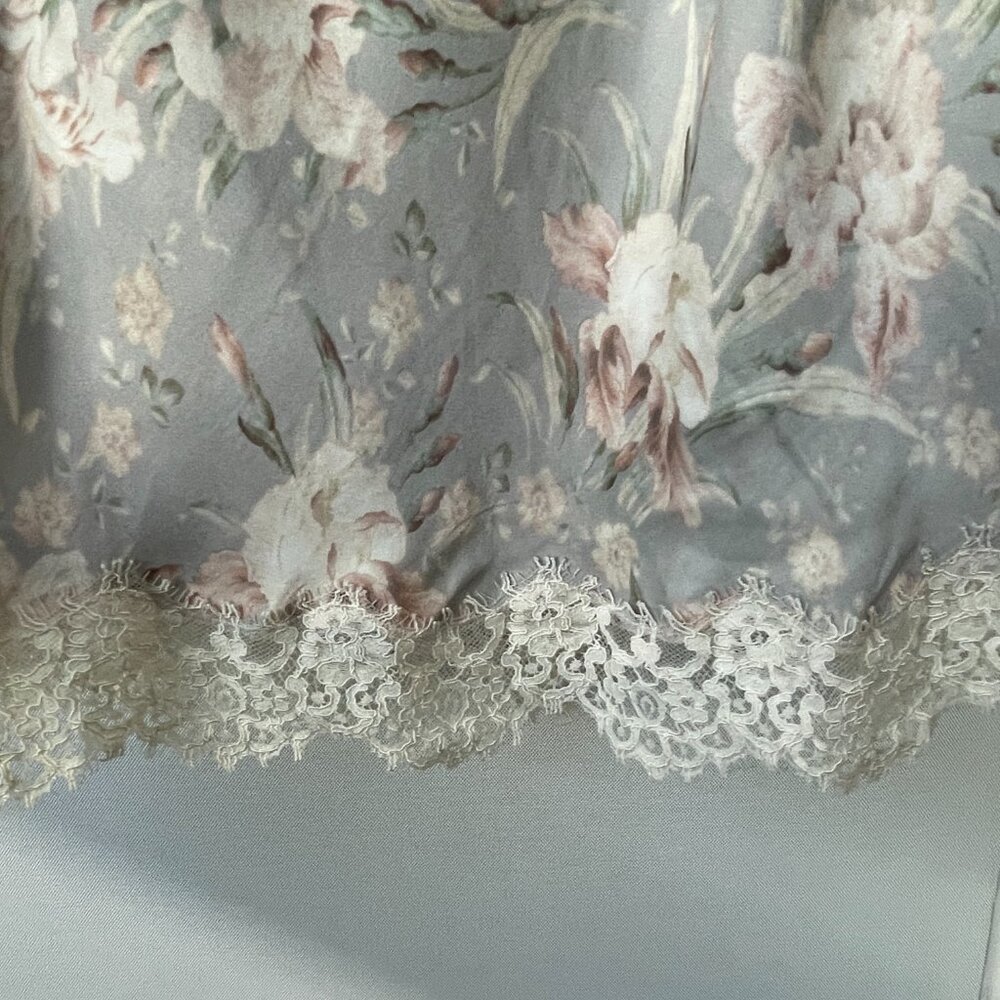 Zimmermann Floral Lace Trim Halter Slip Dress - Size 3 - Picture 4 of 6